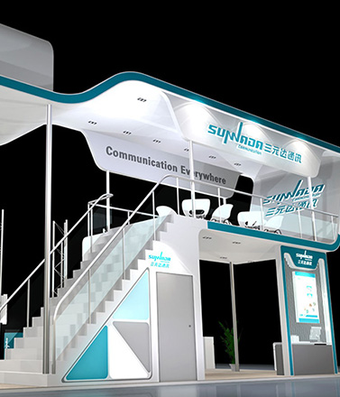 北京國際通信展特裝展臺(tái)設(shè)計(jì)與搭建